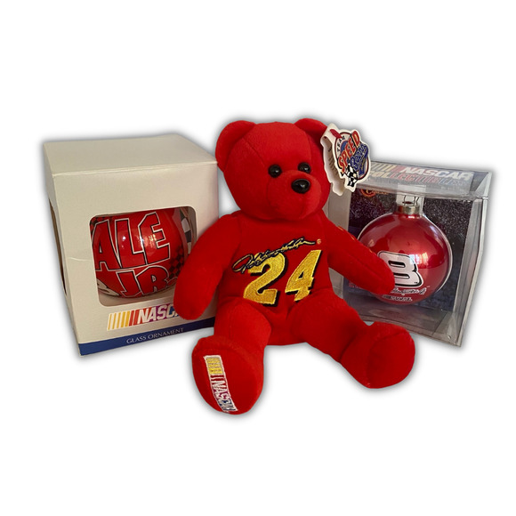 Dale Earnhardt Jr NASCAR Ornament and Plush Bundle Christmas 2021 TY Baby style - Picture 5 of 11